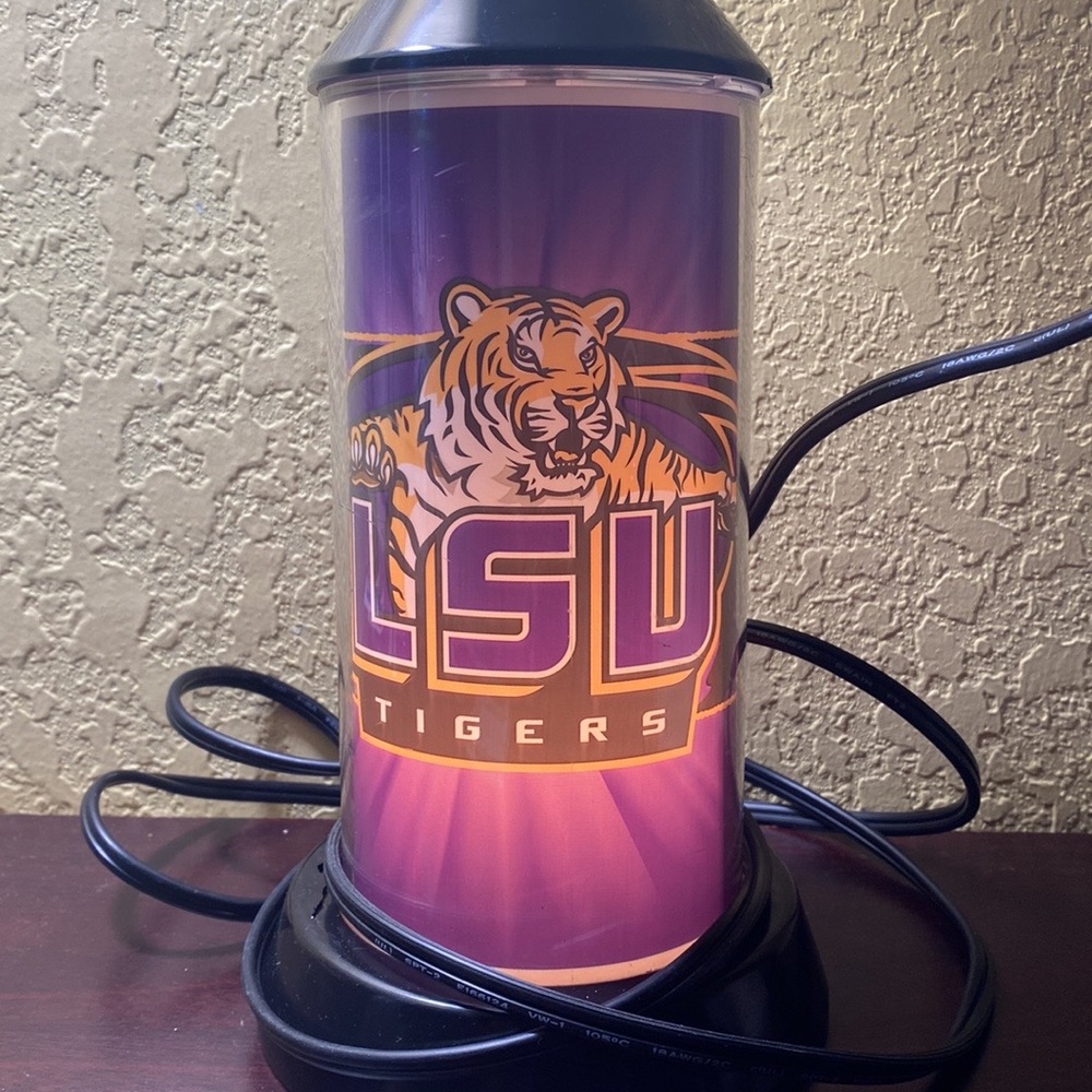 LSU Tigers NCAA Desk/Table Lamp Dual Light Lamp without Shade by WinCraft